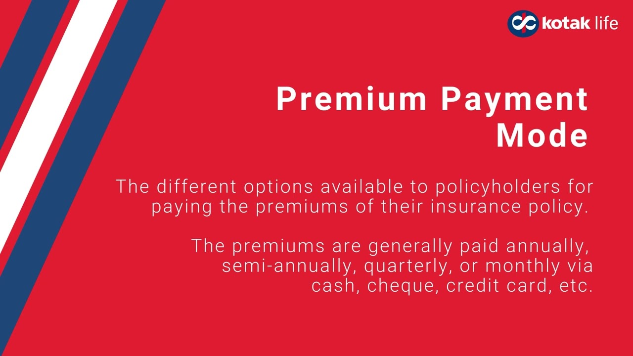 What is a Premium Payment Mode? |Educational Series | Kotak Life