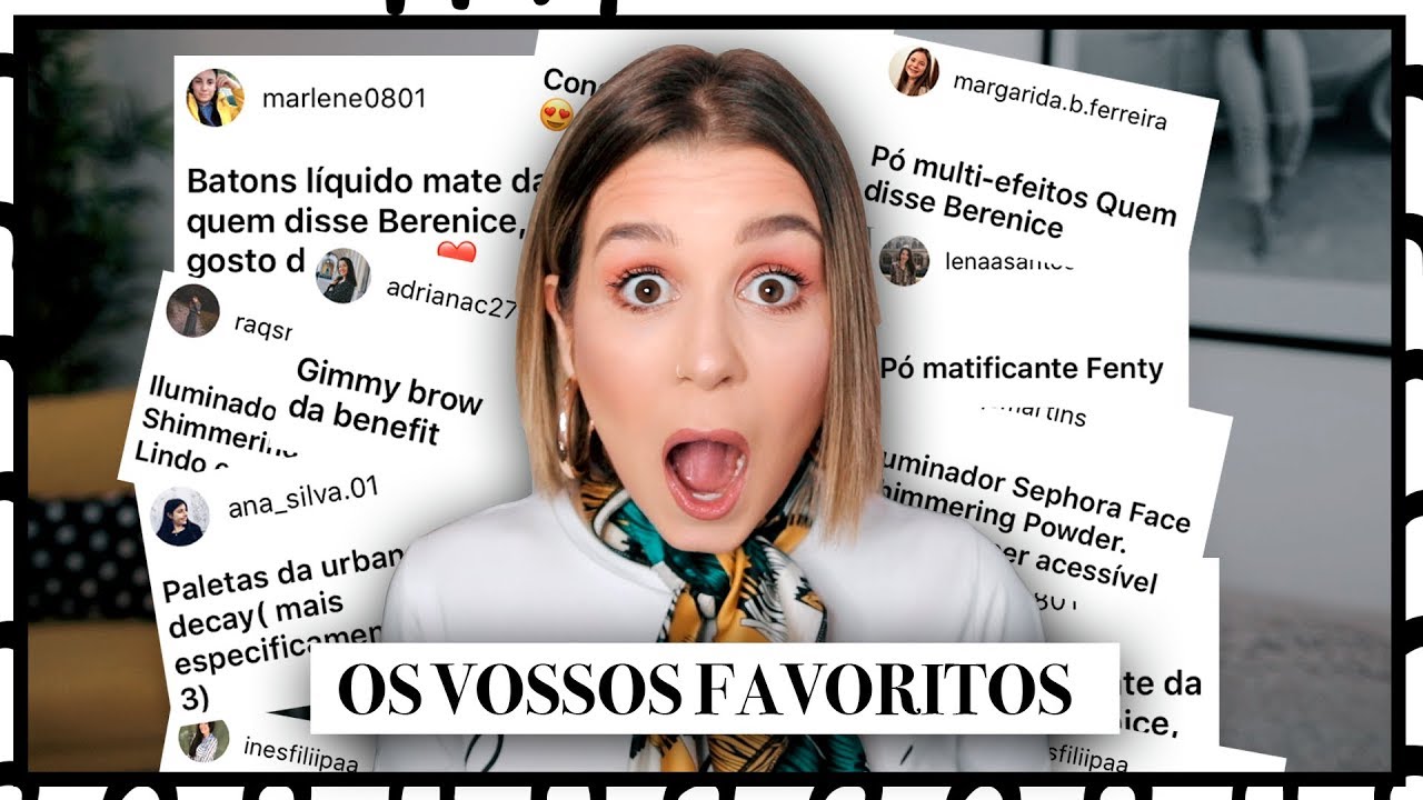 EXPERIMENTEI OS VOSSOS PRODUTOS FAVORITOS! + SORTEIO | Inês Rochinha