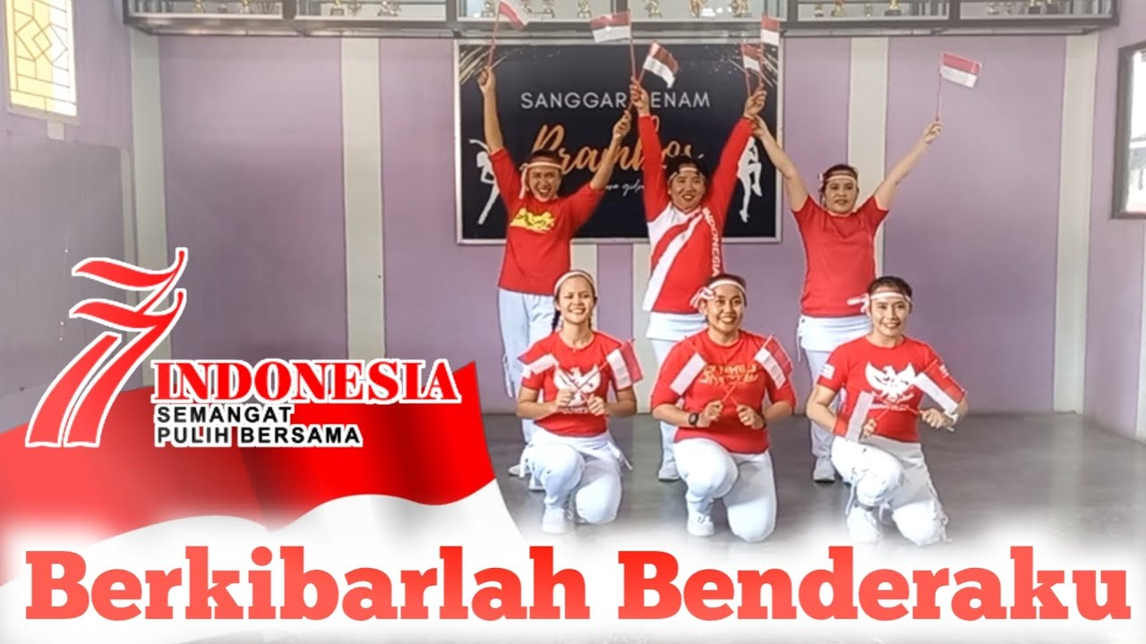 BERKIBARLAH BENDERAKU - Line Dance | SS Prambos memeriahkan Kemerdekaan Indonesia 17 Agustus 45