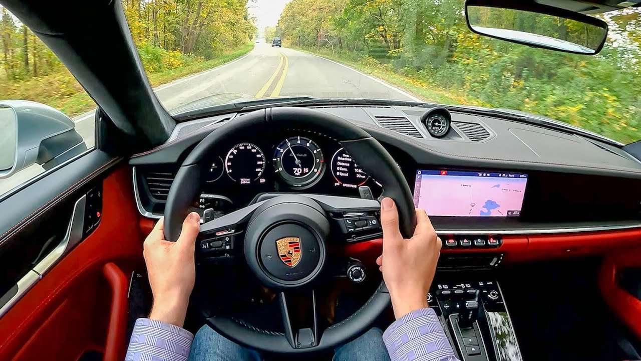 2021 Porsche 911 Turbo S - POV Test Drive (Binaural Audio)