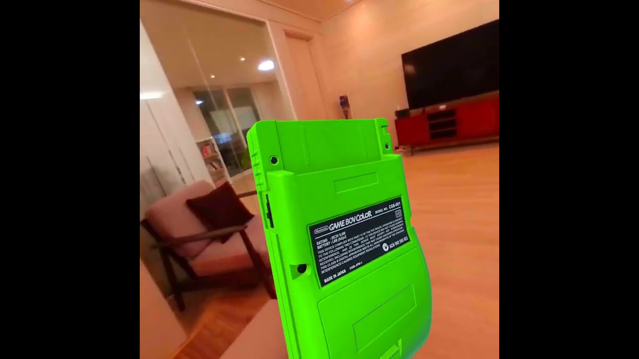 pokemon crystal in vr (gamebov emulator)