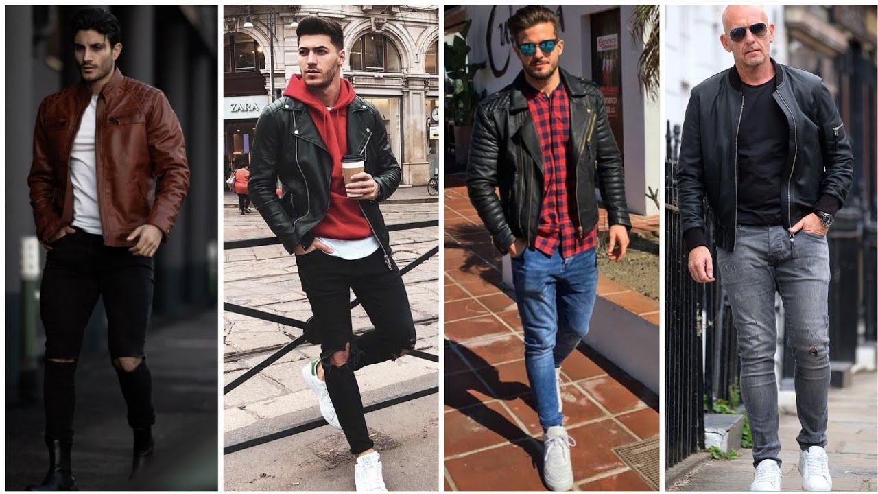 Fabulous and tremendous leather latex jacket for men & boys#2022