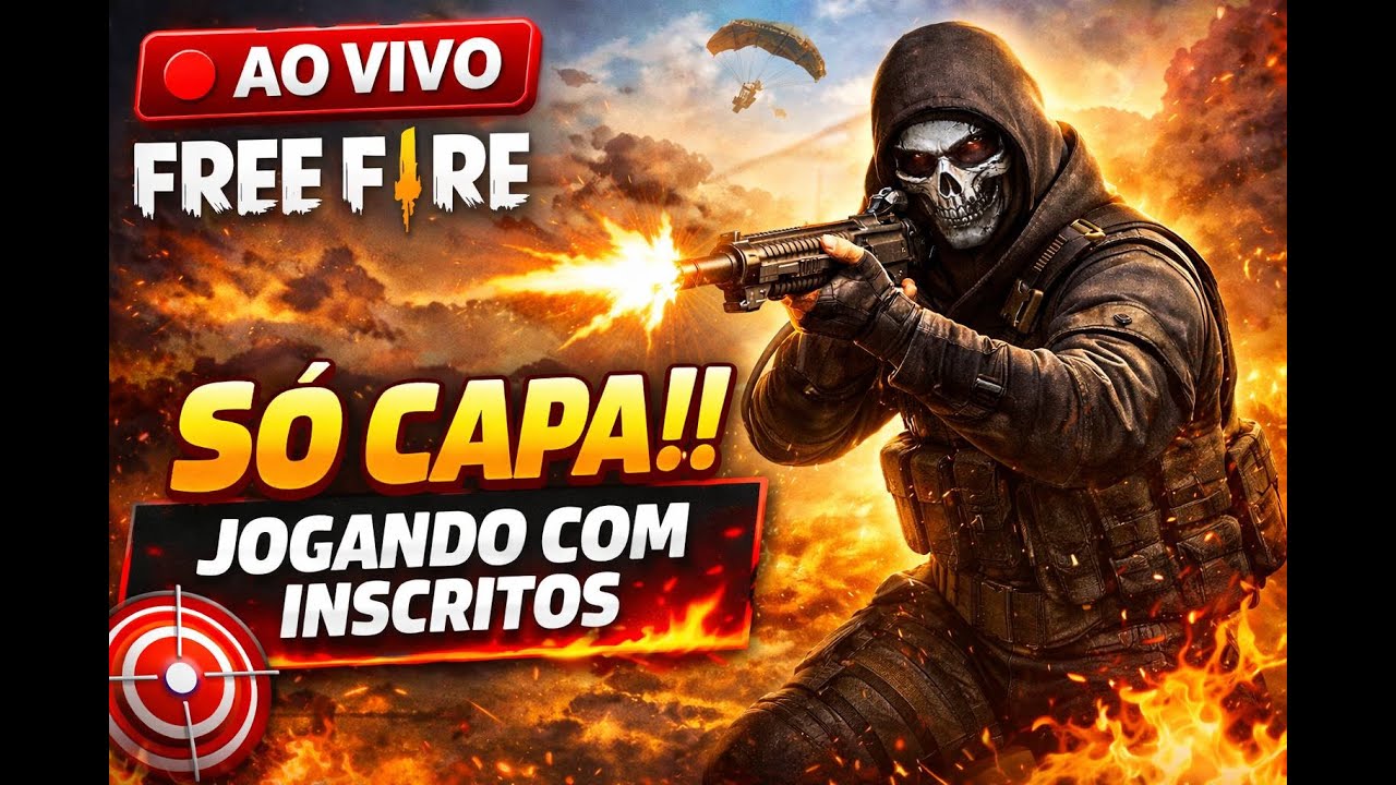 🔴 AO VIVO FREE FIRE 😱 SERÁ QUE PEGO MESTRE HOJE?