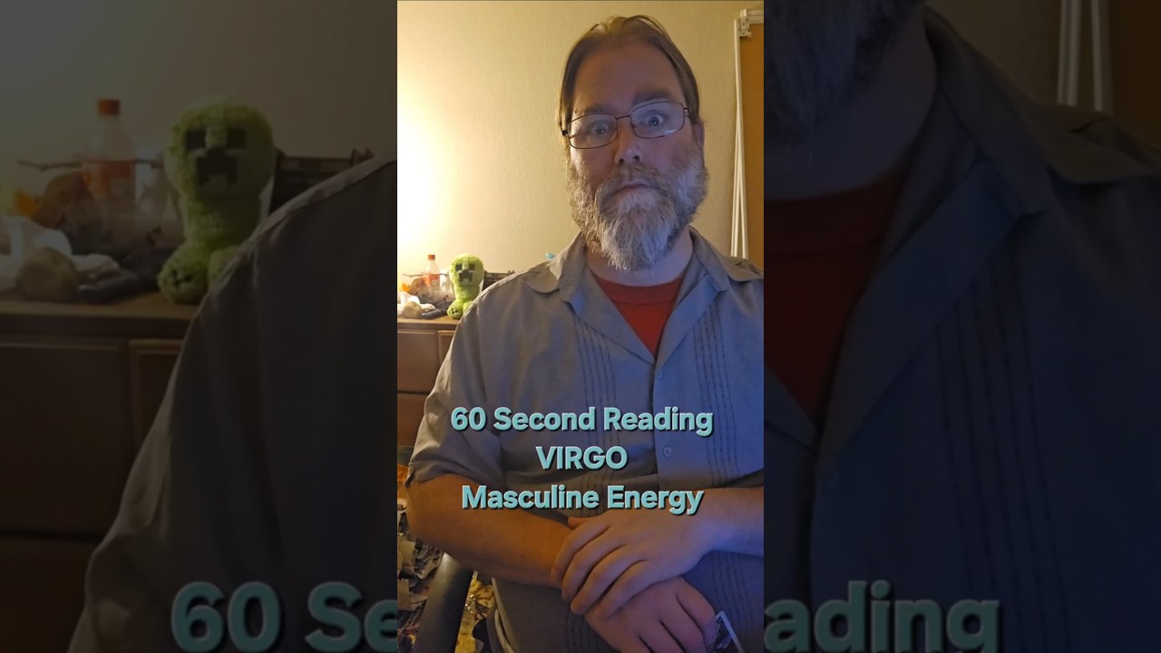 Virgo Masculine Energy 60 Second Reading #theheretichermit #tarot #horoscope #dailyreading #virgo
