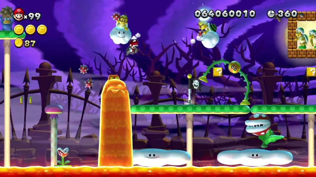 Mario Maker type level in SMBU