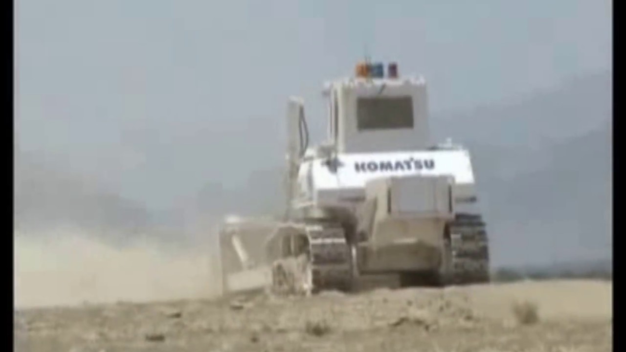 コマツ 対人地雷除去機 D85MS（はたらくくるま はたらくのりもの）  #はたらくくるま #bulldozer