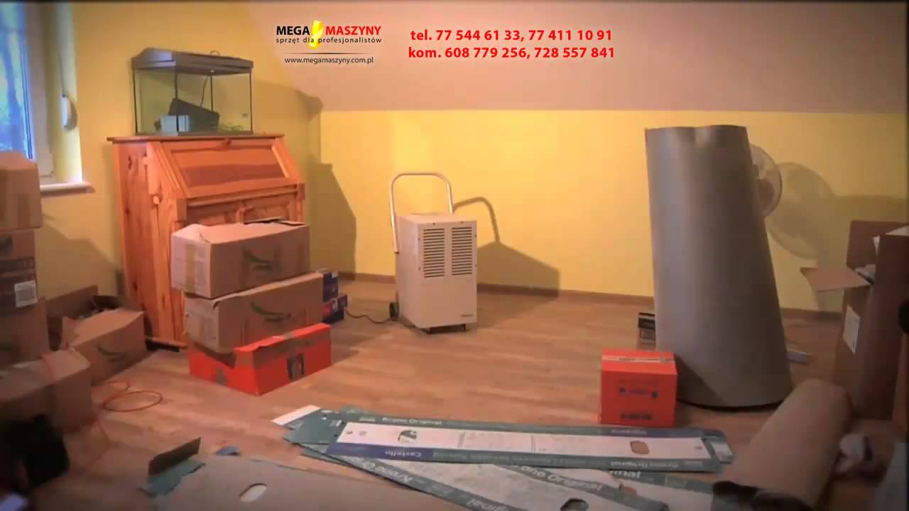 Jak usunąć wilgoć z domu garażu piwnicy? -  osuszacze powietrza MASTER