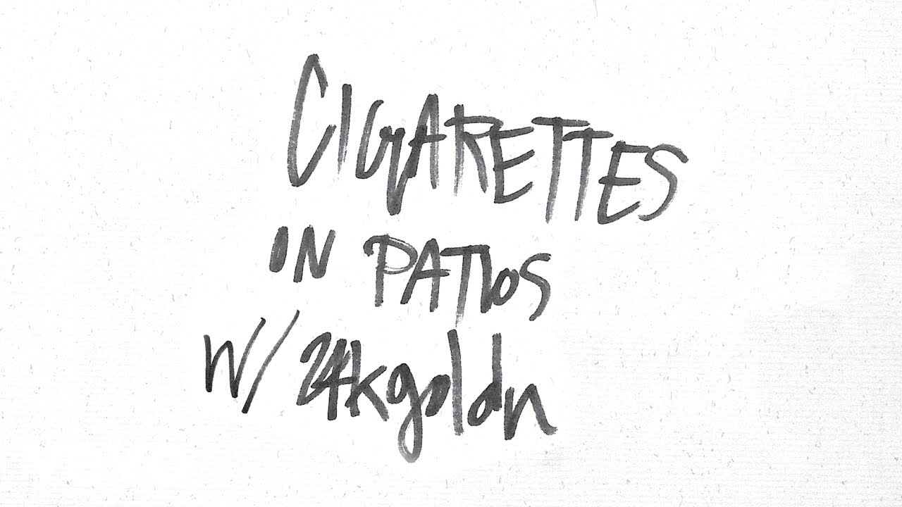 BabyJake w/ 24kGoldn - Cigarettes on Patios (Remix) (Official Lyric Video) ft. 24kGoldn