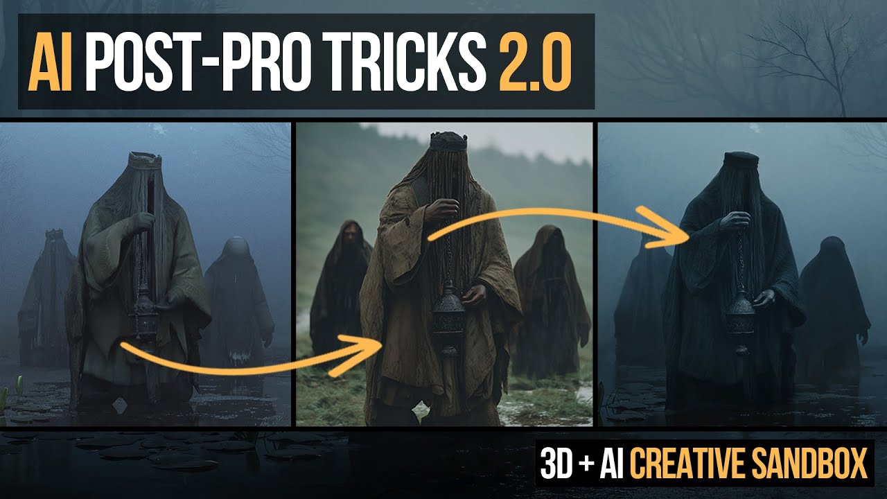 Трюки AI POST-PRO 2.0 | Песочница 3D+AI. Эп. 6