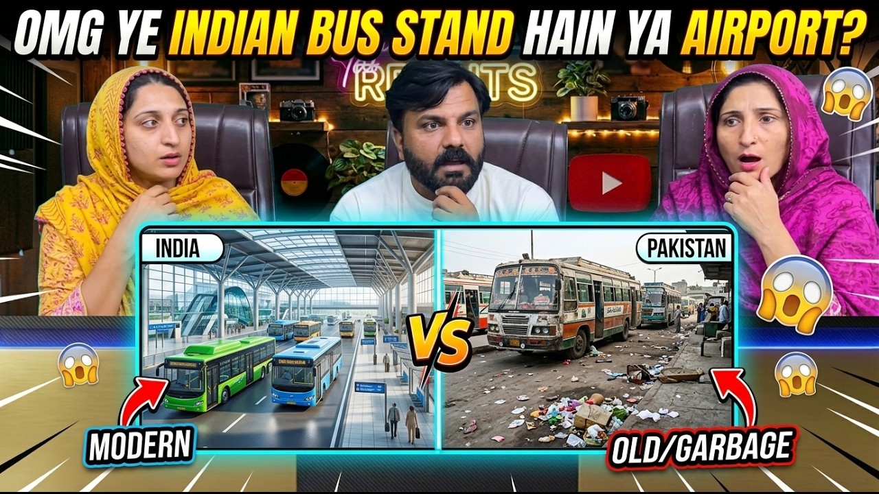 Pakistan vs India Bus Stand Competition | Shocking Facts | Pakistani Reaction