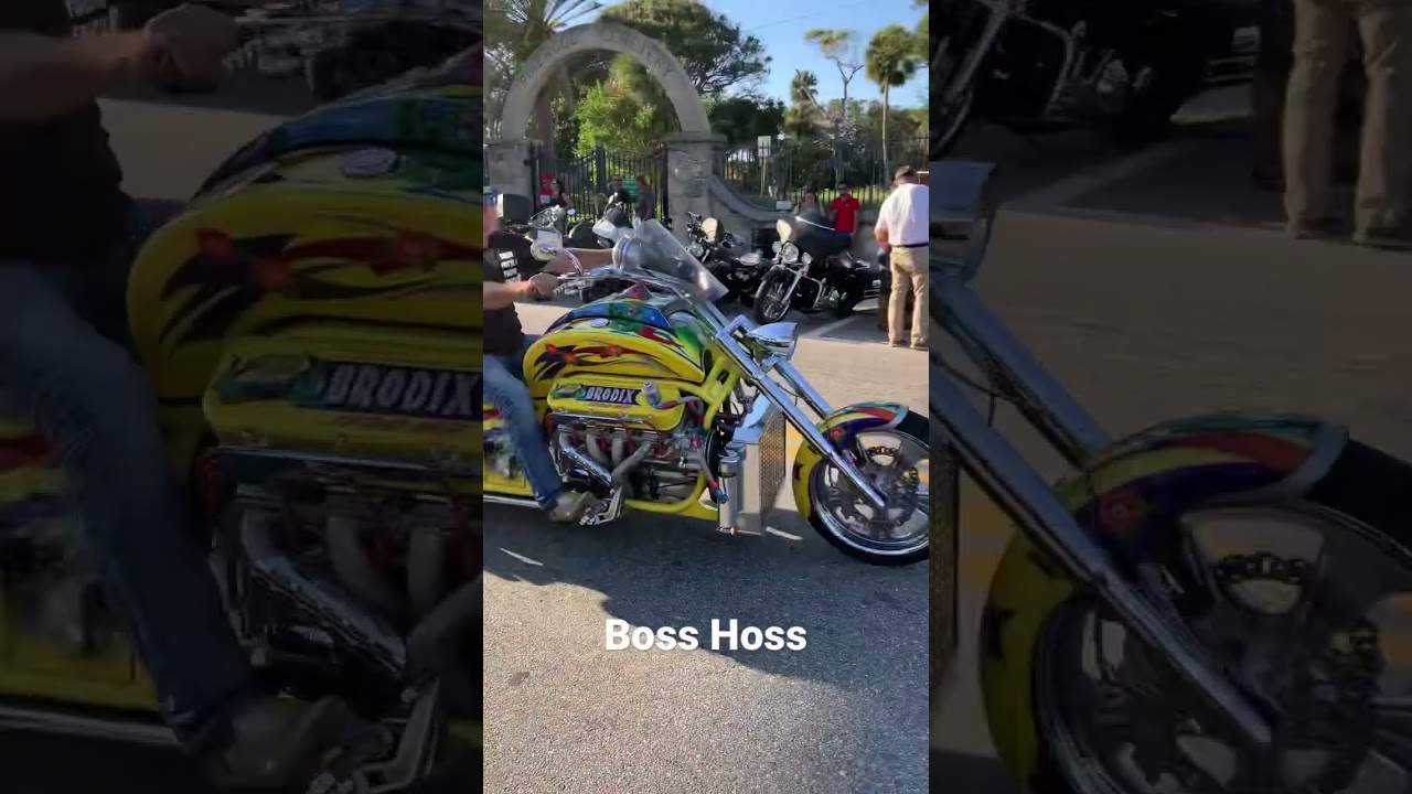 Custom Boss Hoss #bosshoss #v8 #musclecar #daytona #biketoberfest #motorcycle #shorts #fyp #florida