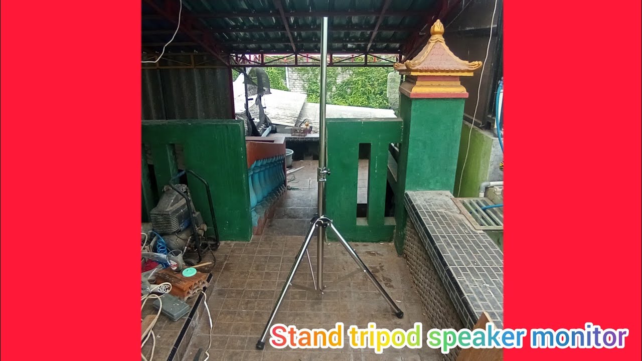 tutorial membuat tripod stand monitor
