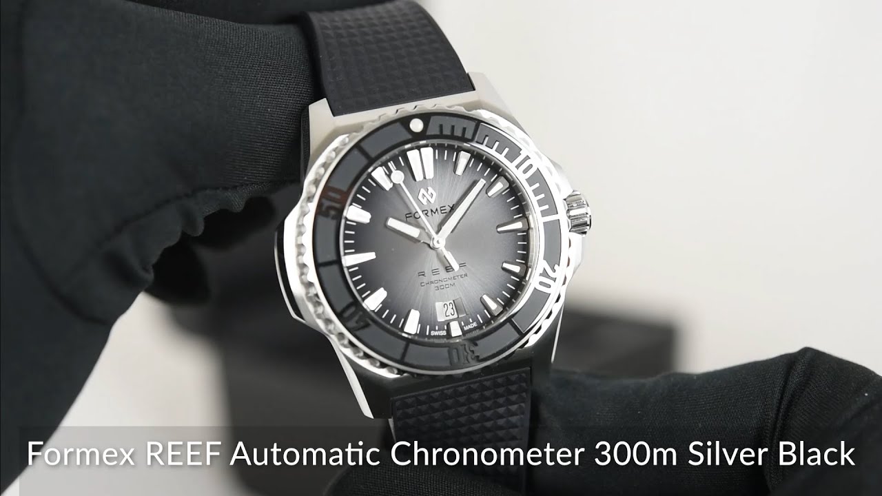 Formex REEF Automatic Chronometer 300m Silver Black
