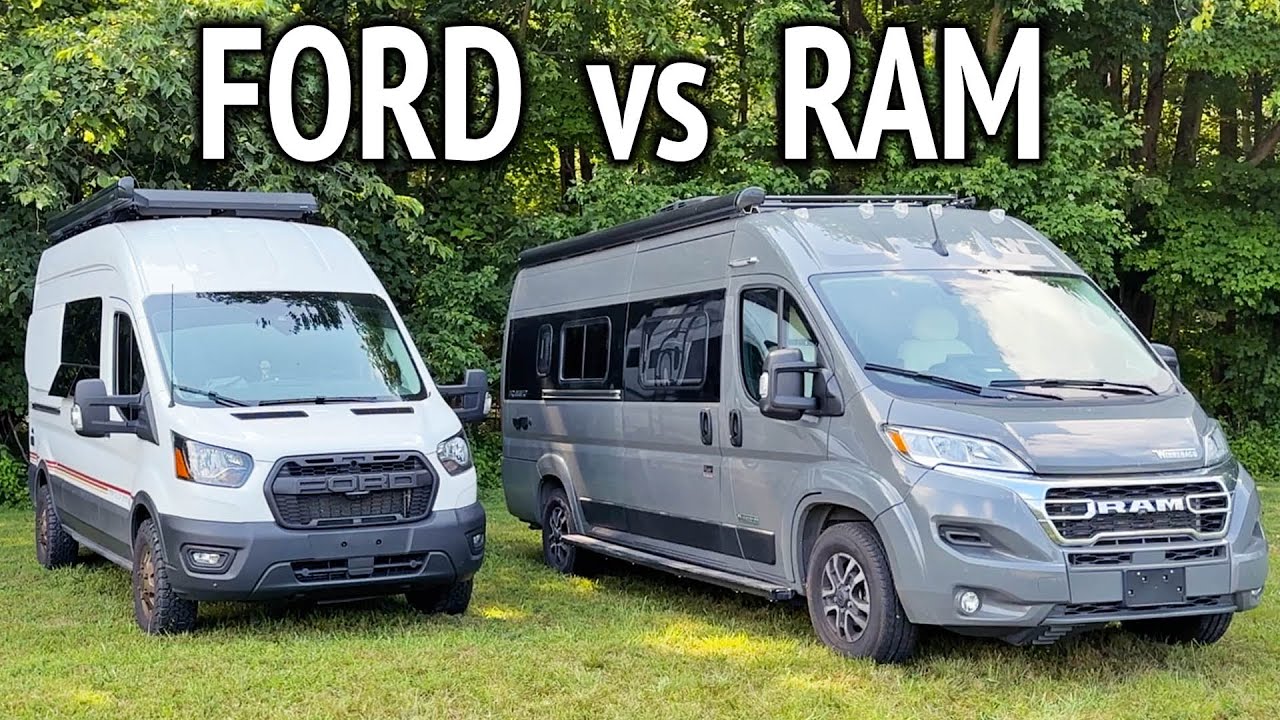 Что лучше: Ram ProMaster против Ford Transit Camper Van