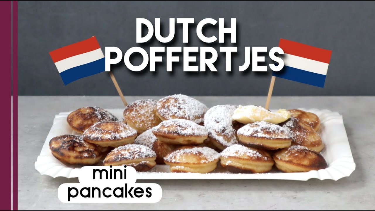 Dutch Poffertjes recipe | Mini Pancakes | 60-70 poffertjes