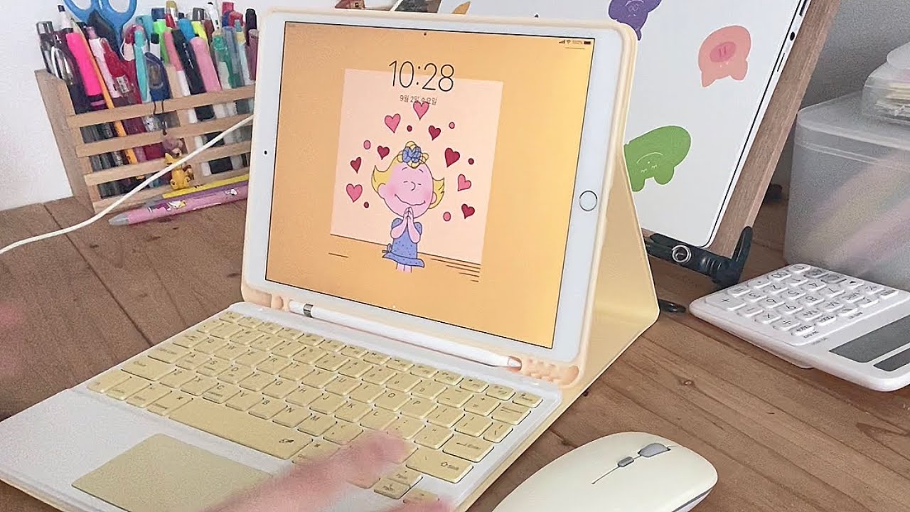 흔하지 않은 아이패드 케이스 개봉기 | 열어분,, 심장 단단히 준비하세요... 너무 귀엽거든요...😵