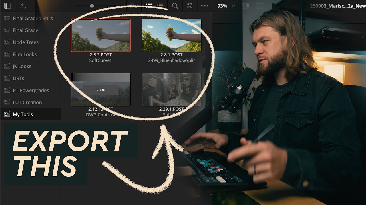 I wish I did this sooner with all my color grades! Exporting Looks