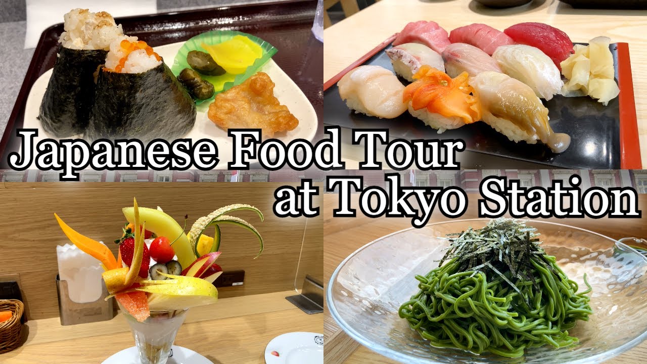 Japanese Food Tour at Tokyo Station! 10 recommended Food we must eat!! [Japan Travel Guide]