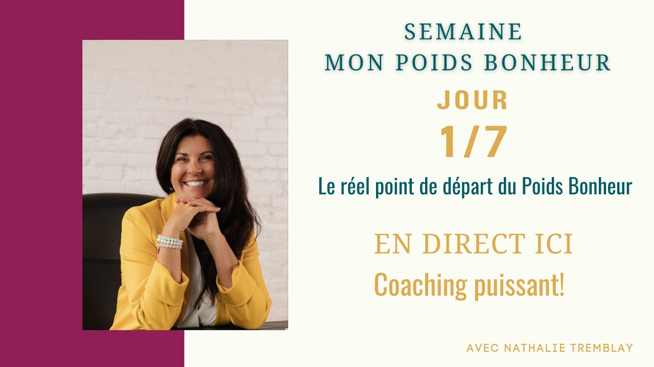 Le réel  point de départ du Poids Bonheur