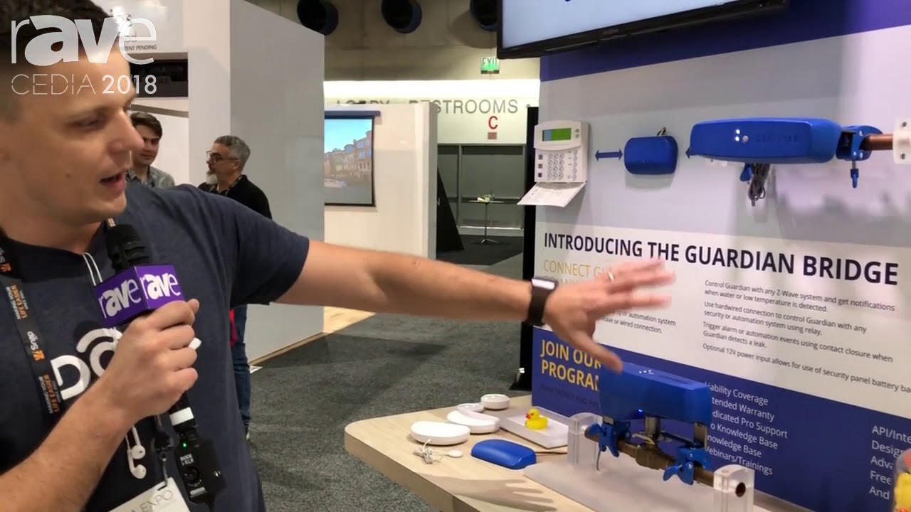 CEDIA 2018: Guardian Features Water Mitigation Solution at Z-Wave Alliance Booth