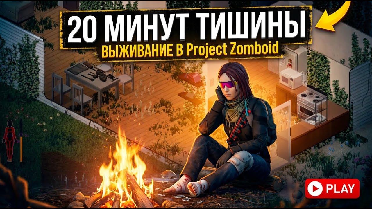 Когда никто не пришёл♥Ангелина♥Project Zomboid | 42 S01E03