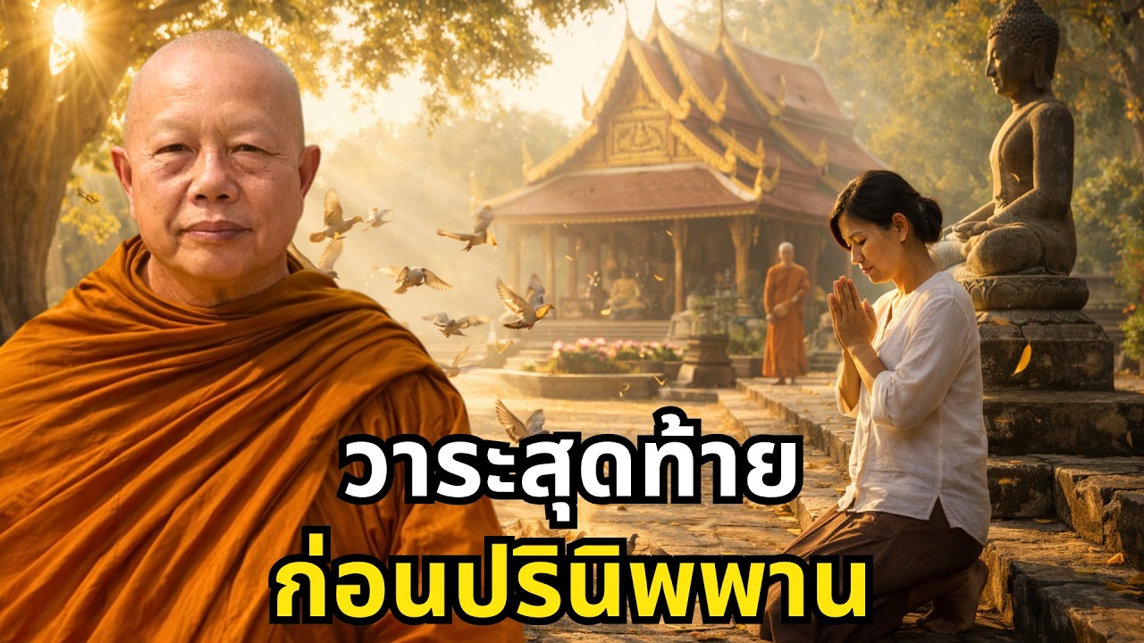 วาระสุดท้าย ก่อนปรินิพพาน..ธรรมะคลายทุกข์ พระมหาบุญช่วย ปัญญาวชิโร ✨