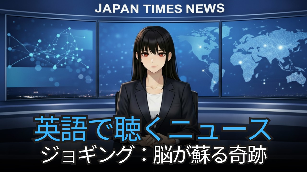 英語リスニング練習 | 初心者のための英語ニュース：ジョギング：脳が蘇る奇跡 🔥
