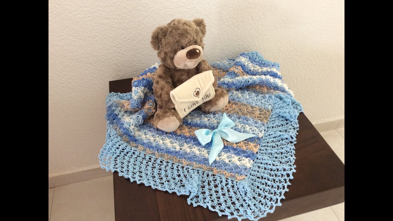 TEJE MANTITA DIEGO - CROCHET FÁCIL Y RÁPIDO - YO TEJO CON LAURA CEPEDA