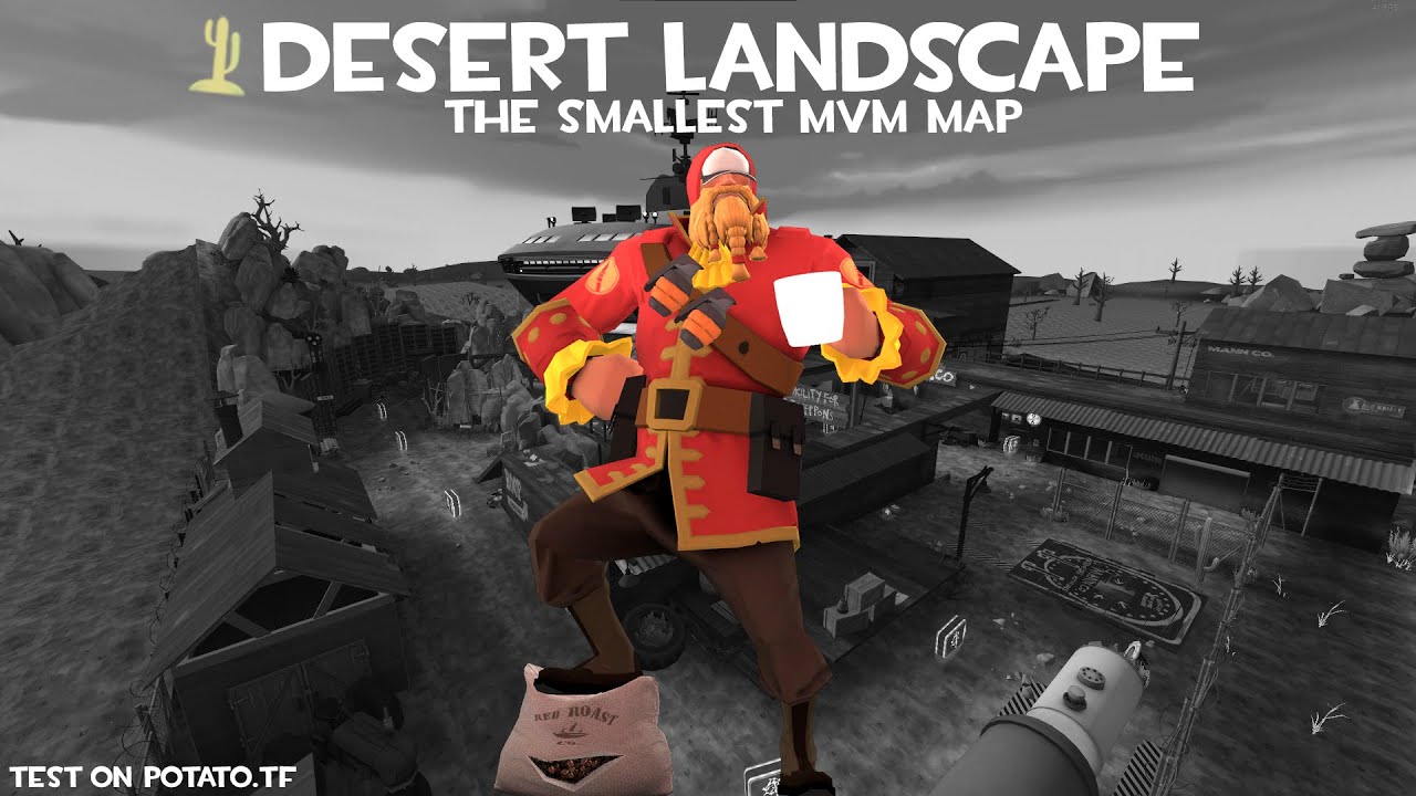 [TF2] Desert Landscape -  one of the smallest maps on MvM @potatotf