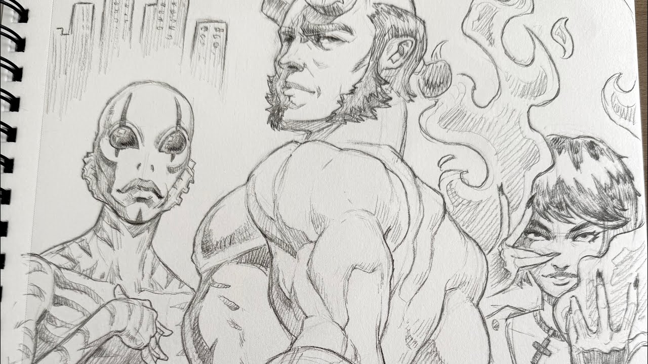 I Drew Hellboy