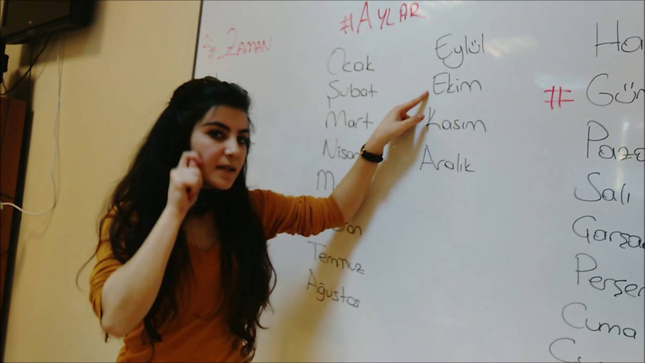 Sevgi Din&ccedil; - İşaret Dili Eğitim 2 - Zaman (Aylar,mevsimler,g&uuml;nler)