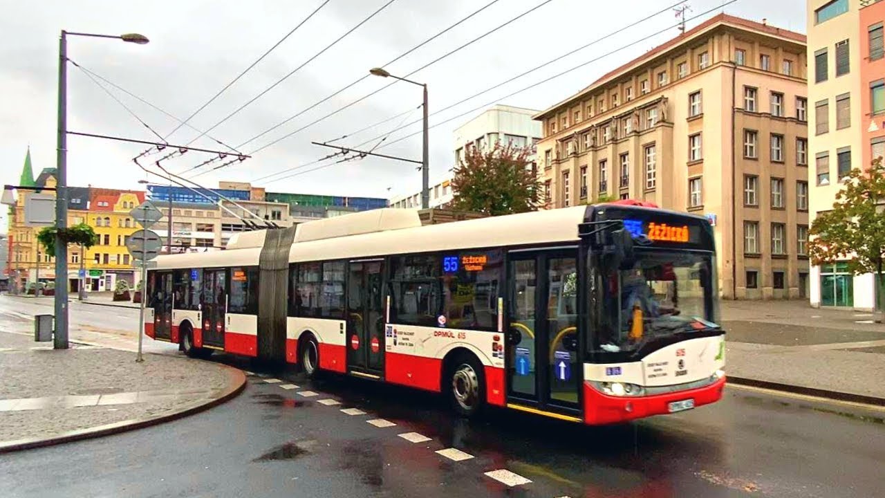 Современные троллейбусы в Усти-над-Лабем, Чехия 🇨🇿 | 2023 год