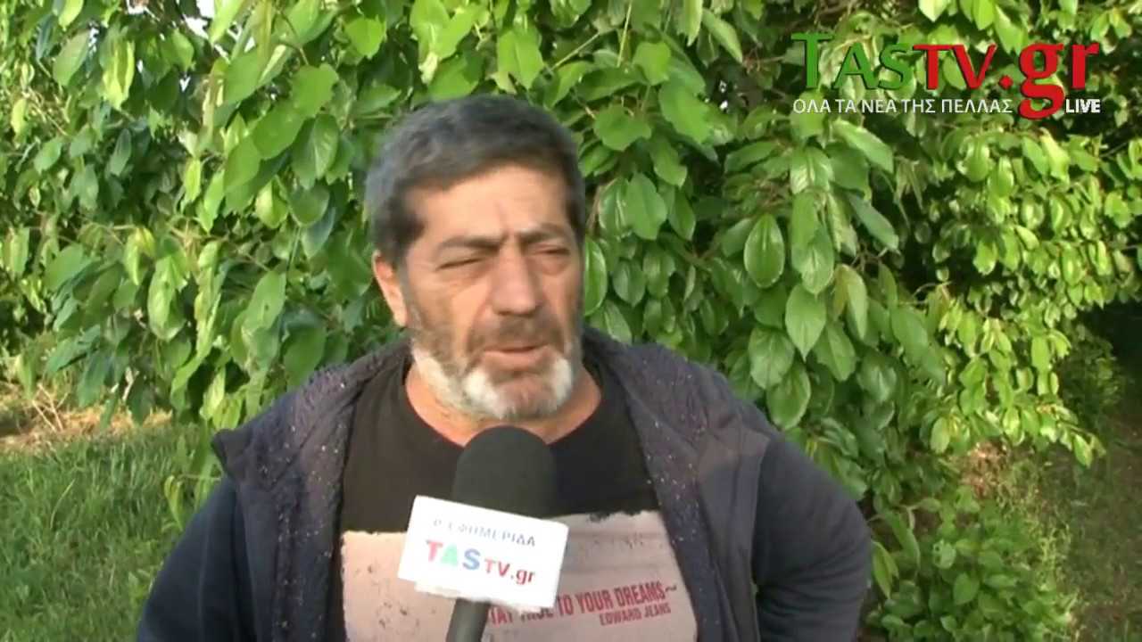 ΣΕ ΑΠΟΓΝΩΣΗ ΟΙ ΑΓΡΟΤΕΣ ΤΗΣ ΑΡΝΙΣΣΑΣ-ΠΕΛΛΑΣ ΜΕΤΑ ΤΟΝ ΚΑΤΑΣΤΡΟΦΙΚΟ ΠΑΓΕΤΟ 11-5-2017