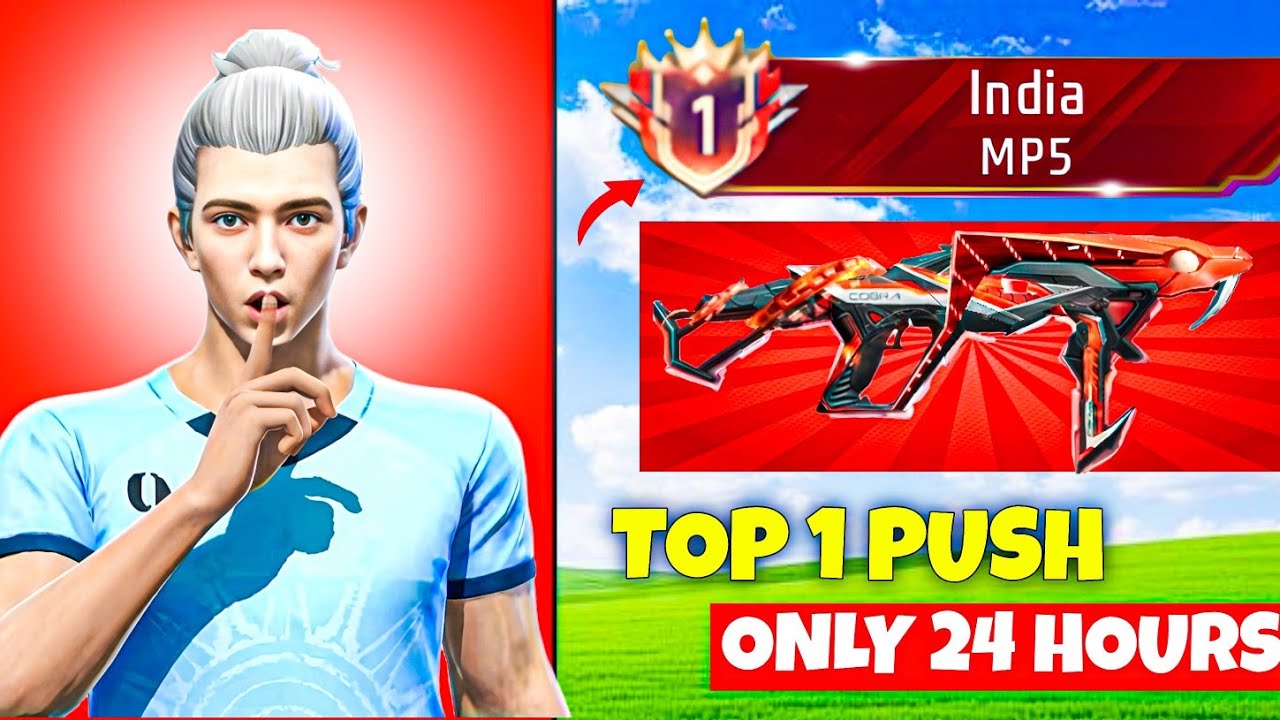 Pushing Top 1 Title in ( MP40 ) 🤯  In New Season 💀 | In Only 24 HOURS 😳 : Garena Free Fire