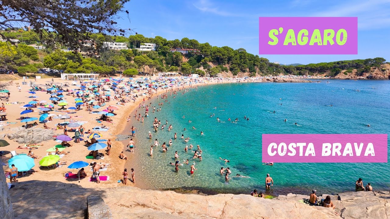 [4K] S&rsquo;Agar&oacute; Walking Tour | Stunning Costa Brava Coastline
