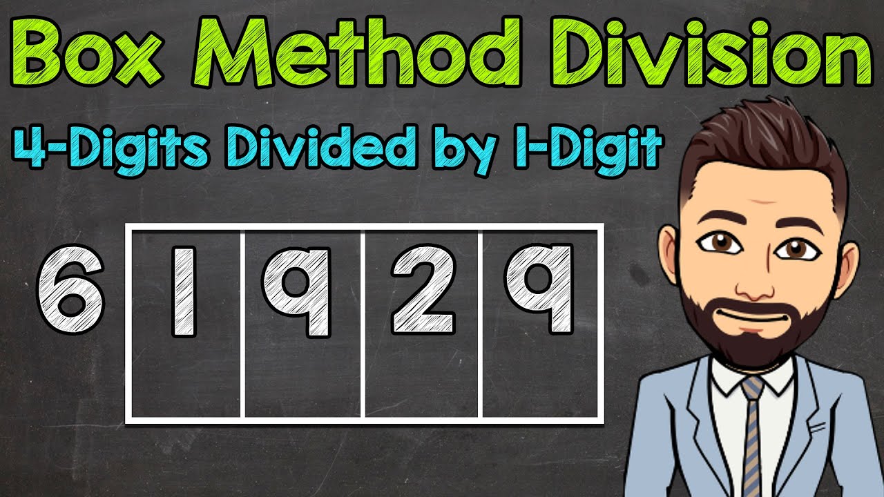 Box Method Division | 4-Digits Divided by 1-Digit | Math with Mr. J