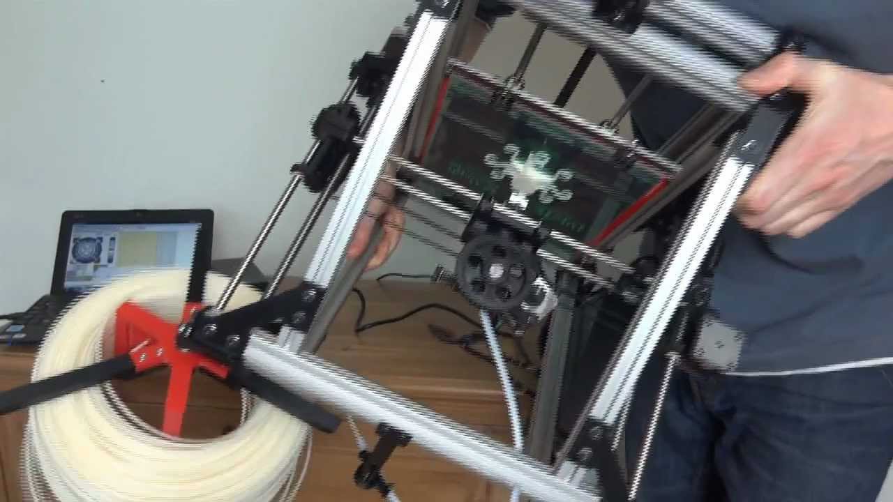 3D-Printing Upside Down with the Lulzbot AO-101 3D Printer | James Bruton