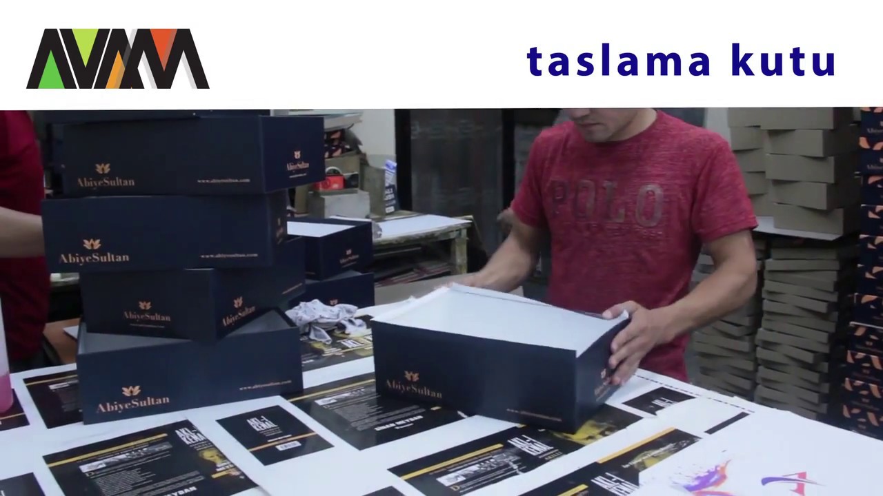 Matbaa'da Taslama Kutu Nasıl Yapılıyor?