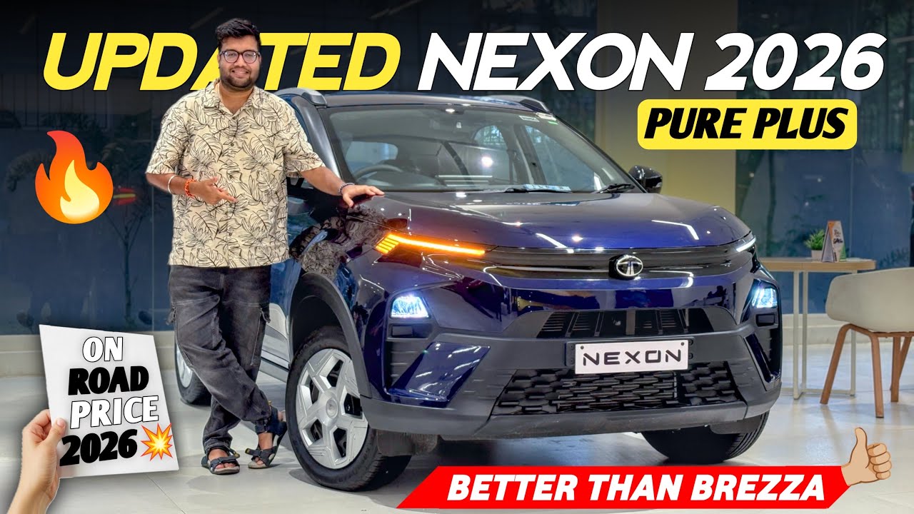UPDATED!✅ Tata Nexon 2026 New Model | Pure Plus 🔥 | On Road Price, Features ✅