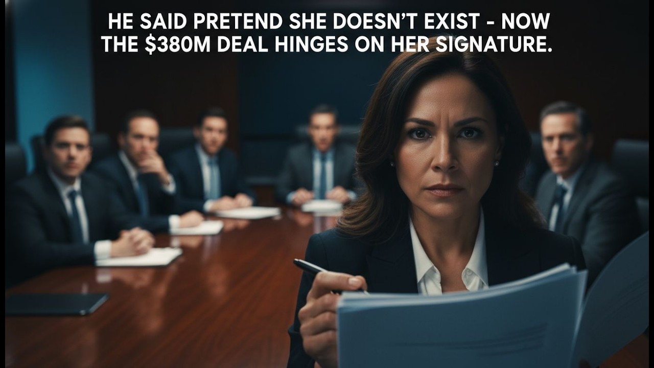 He Joked 'Pretend She Doesn't Exist' - $380M Deal Now Depends on Her Signature