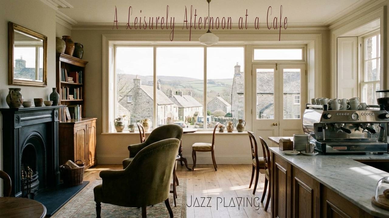 1 Hour ASMR | A Leisurely Afternoon at a Cafe ☕