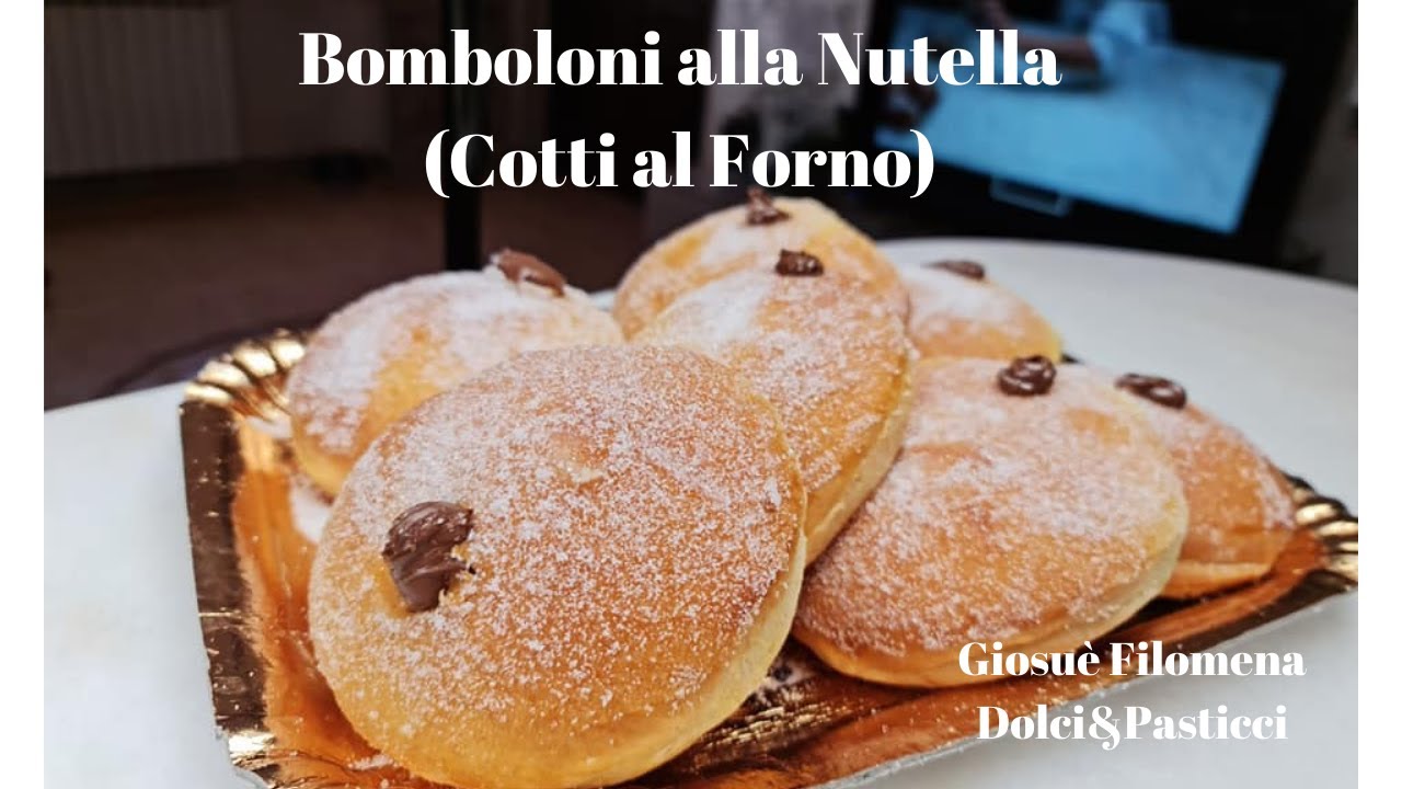 Bomboloni alla Nutella Cotti al Forno