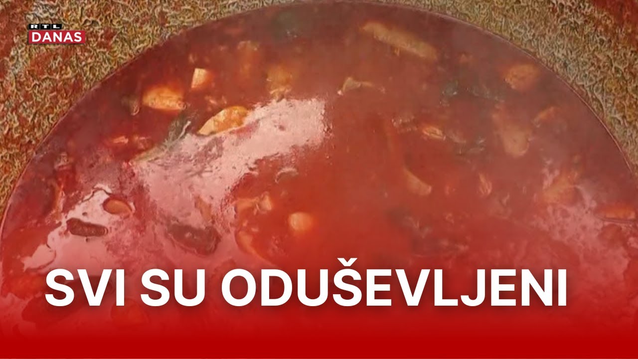 Majstori kotlića kuhali fiš za Osječane: Tražila se porcija više  | RTL Danas