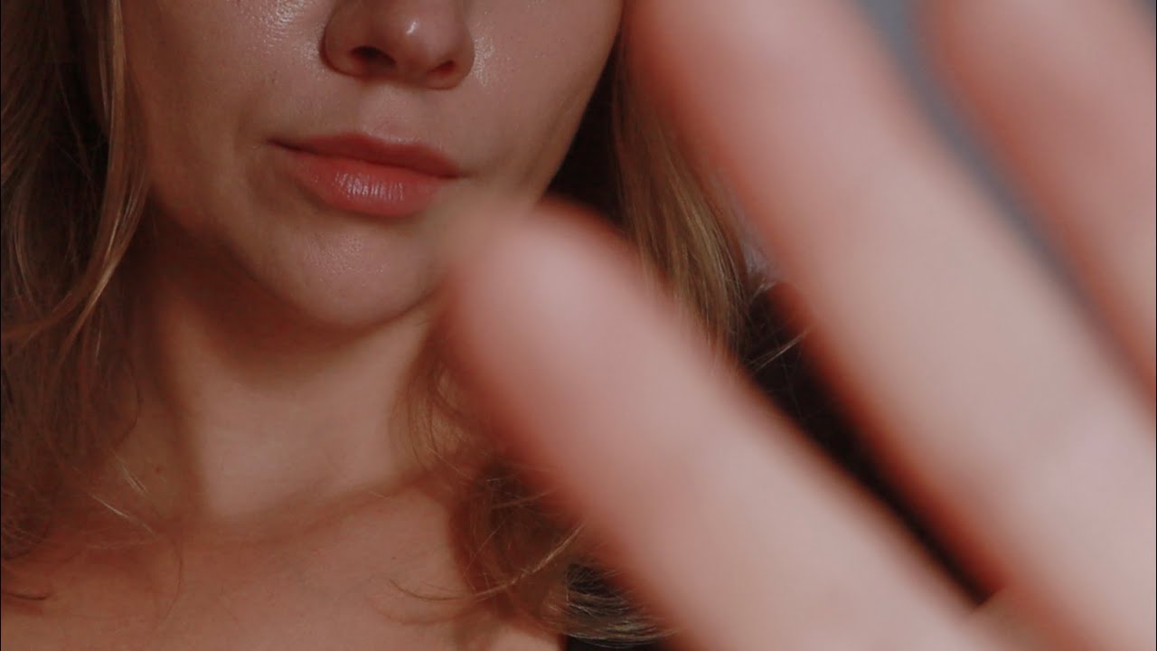 ASMR Scratching | Up Close Hand Movements & Whispering | Face Touching |  Visual Triggers fro Sleep