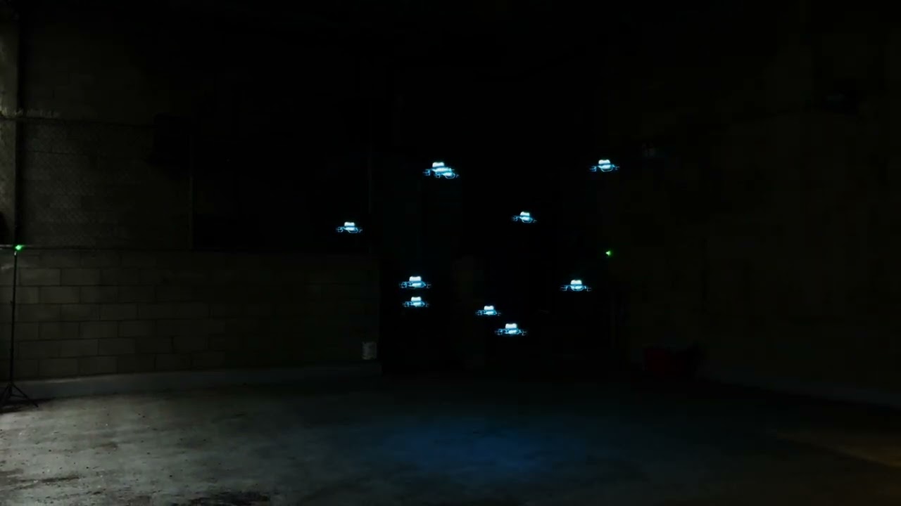 Indoor Drone Show - Automated Drones Dancing to California Dreamin'