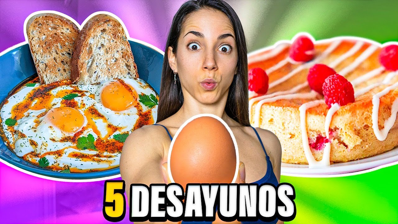 Desayunos Con HUEVO Para Ganar MASA MUSCULAR