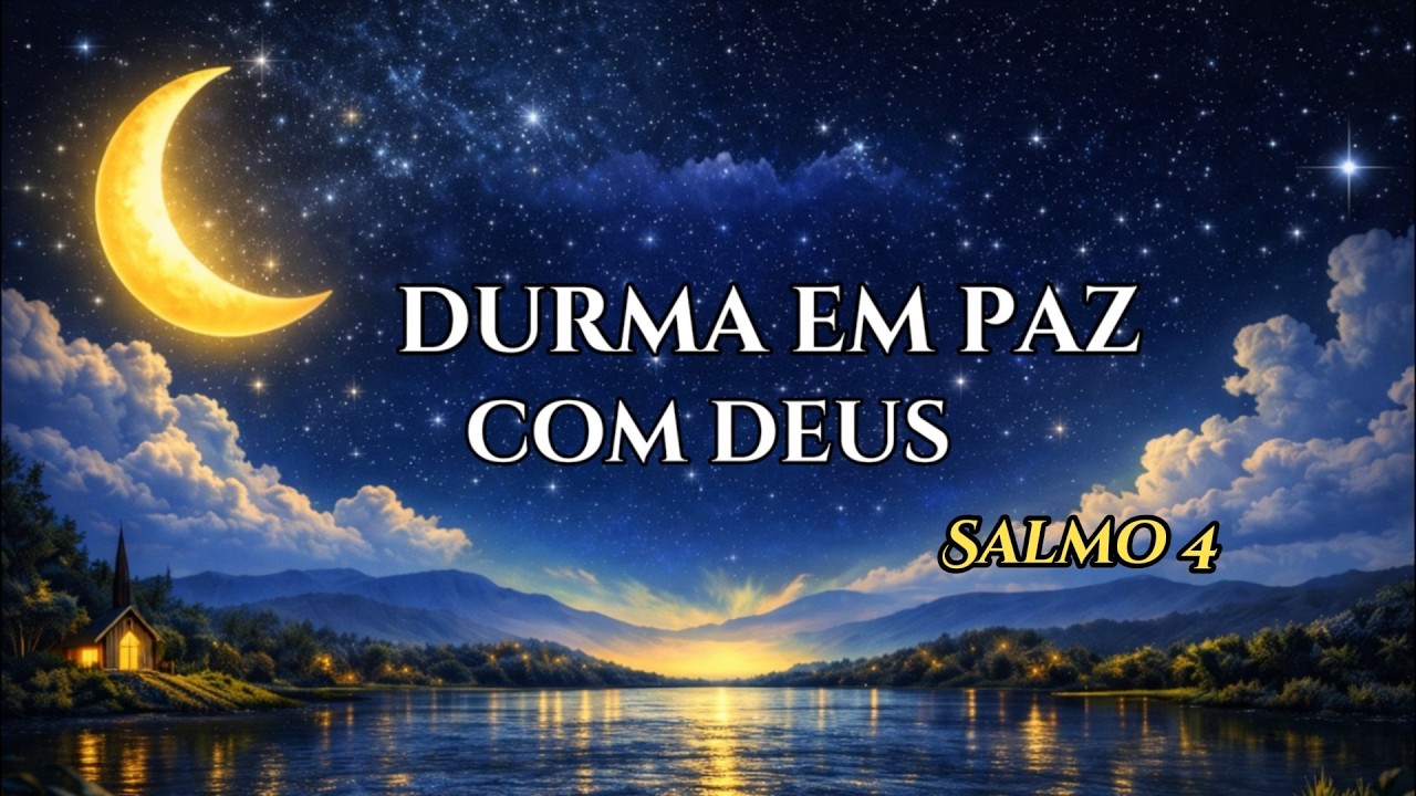 Salmo 4 para Dormir em Paz com Deus — Oração Poderosa da Noite