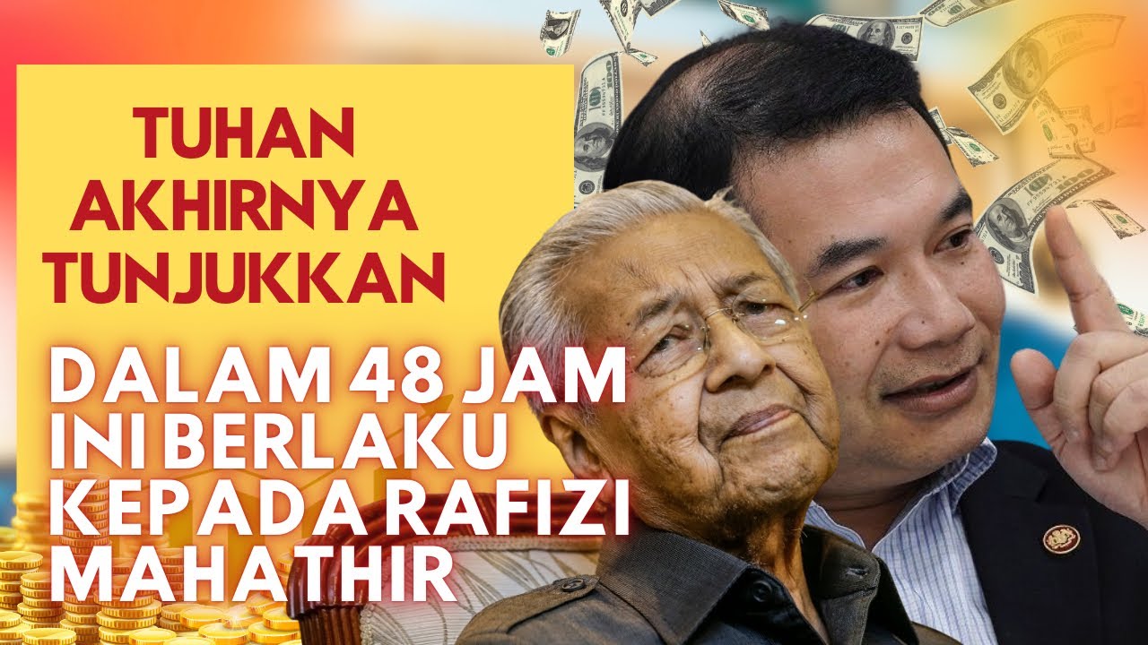 TUHAN TUNJUKKAN SIAPA SEBENARNYA RAFIZI DAN MAHATHIR.. kejutan kepada Anwar