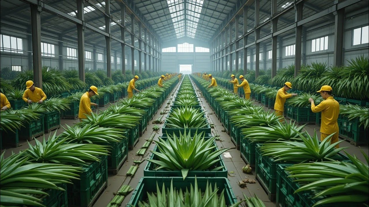 INSANE Aloe Vera Gel Factory – How Millions of Liters Are Made Every Day! (Full Process)