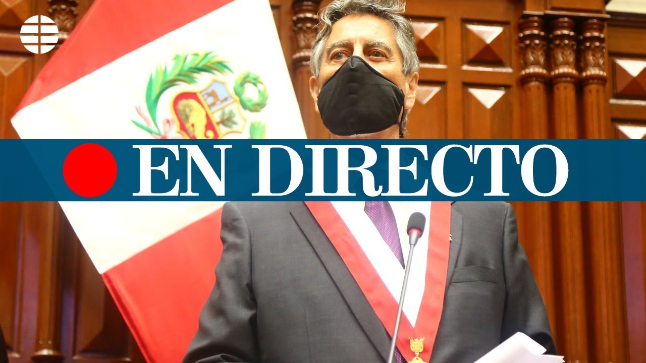 DIRECTO PERÚ | Francisco Sagasti jura su cargo como nuevo presidente